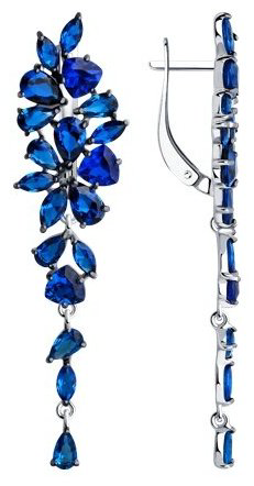 Серьги SOKOLOV 94026068 вес 7.19 г серебро, фианит купить,NaN