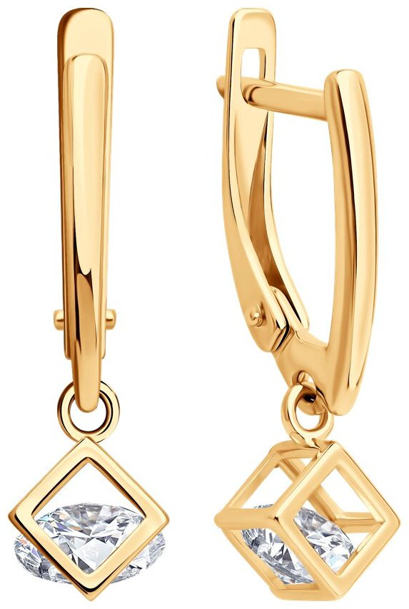 Серьги SOKOLOV 93022461 вес 2.117 г серебро, фианит купить,NaN