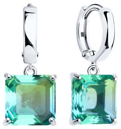 Серьги SOKOLOV 92022846 вес 4.17 г серебро, ситалл купить,NaN