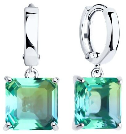 Серьги SOKOLOV 92022846 вес 4.17 г серебро, ситалл купить,NaN