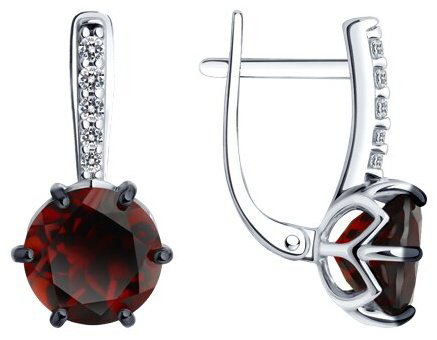 Серьги SOKOLOV 92022849 вес 2.92 г серебро, ситалл купить,NaN