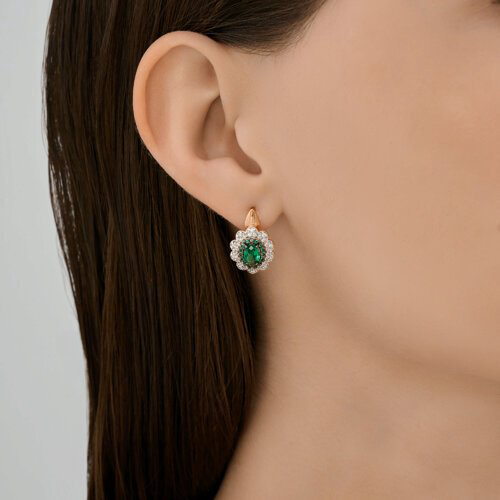 Серьги SOKOLOV 93022462 вес 4.03 г серебро, фианит купить,NaN