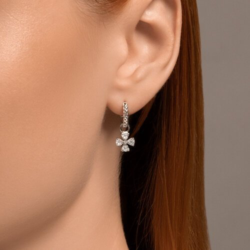 Серьги SOKOLOV 94026618 вес 2.78 г серебро, фианит купить,NaN
