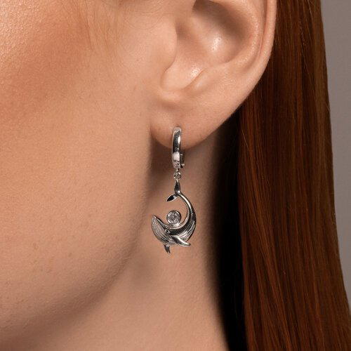 Серьги SOKOLOV 94026629 вес 3.91 г серебро, фианит купить,NaN