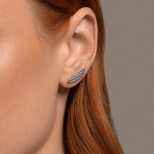 Серьги SOKOLOV 94026632 вес 1.54 г серебро, фианит купить,NaN