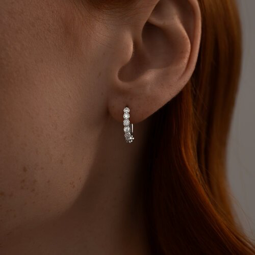 Серьги SOKOLOV 94025858 вес 1.87 г серебро, фианит купить,NaN