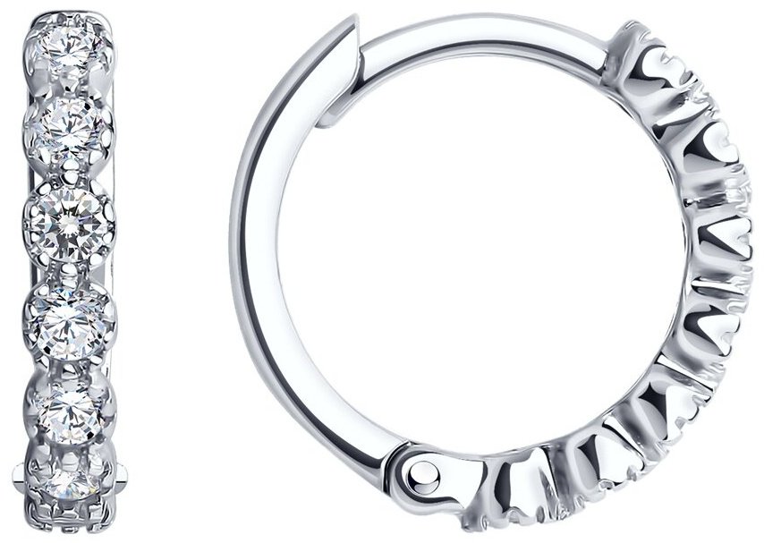 Серьги SOKOLOV 94025858 вес 1.91 г серебро, фианит купить,NaN