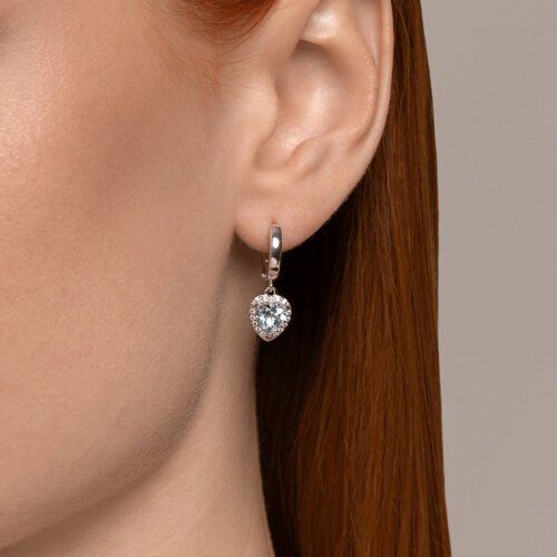 Серьги SOKOLOV 92022964 вес 3.11 г серебро, топаз, фианит купить,NaN