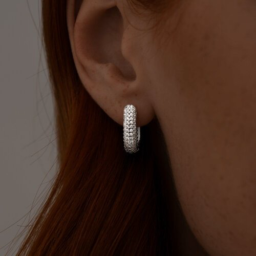 Серьги SOKOLOV 94023872 вес 3.8 г серебро, фианит купить,NaN