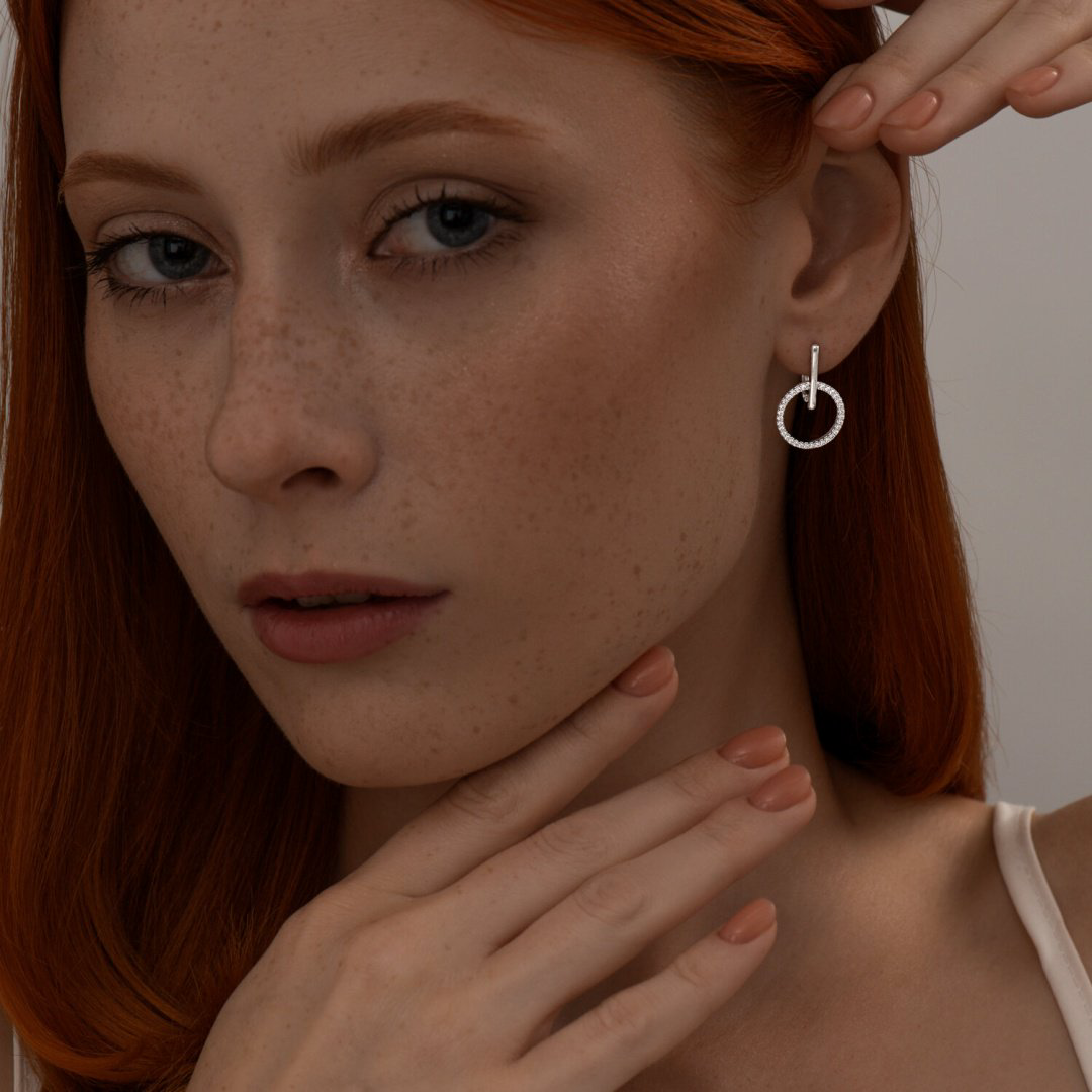 Серьги SOKOLOV 94025875 вес 2.91 г серебро, фианит купить,NaN