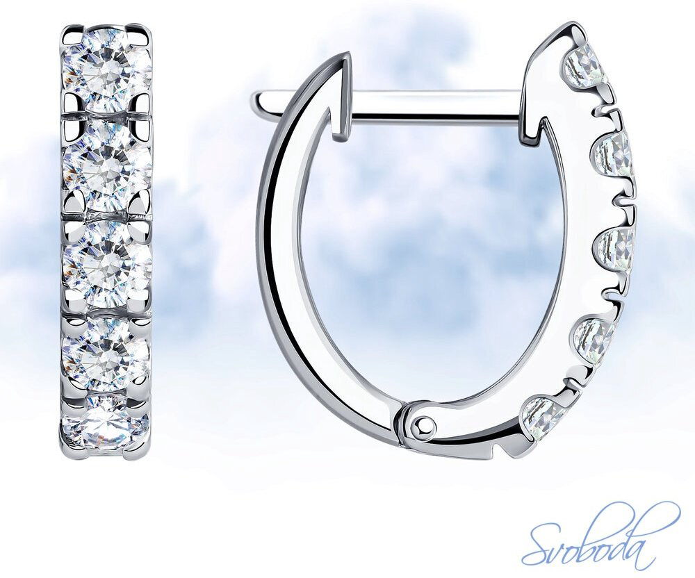 Серьги SOKOLOV 94025232 вес 3.04 г серебро, фианит купить,NaN
