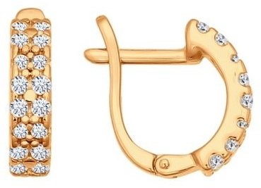 Серьги SOKOLOV 93020647 вес 2.1 г серебро, фианит купить,NaN