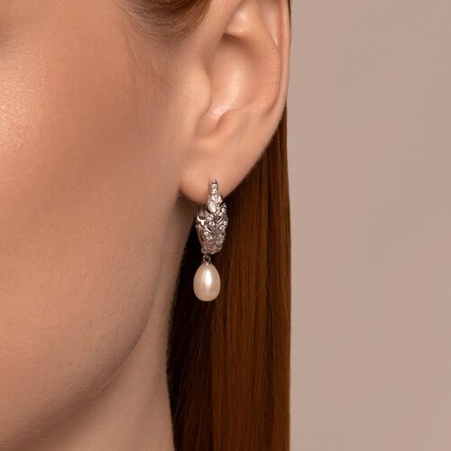 Серьги SOKOLOV 92022966 вес 5.84 г серебро, фианит купить,NaN