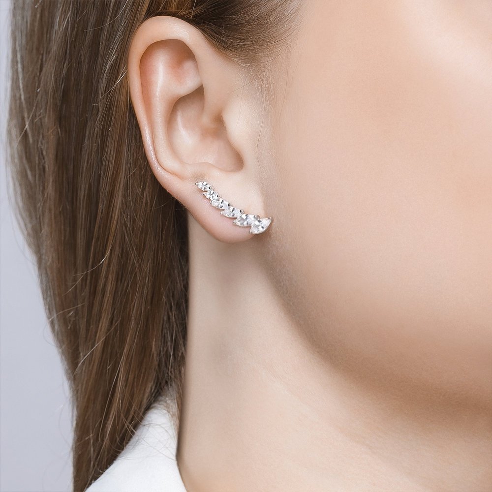 Серьги SOKOLOV 94021890 вес 1.9 г серебро, фианит купить,NaN