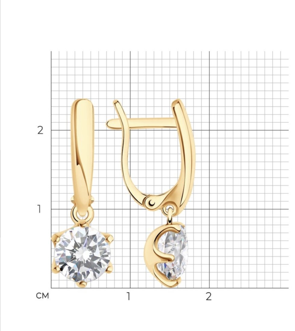 Серьги SOKOLOV 93020649 вес 3.37 г серебро, фианит купить,NaN