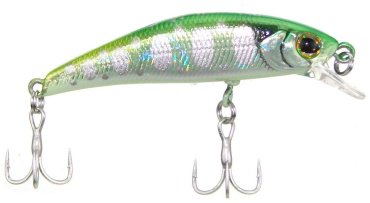 Воблер Jackall Timon Tricoroll Ryushin 43HW, 43mm, 3.0g, Flash Green Back 1 шт купить,NaN