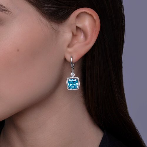 Серьги SOKOLOV 94026779 вес 6.4 г серебро, фианит купить,NaN