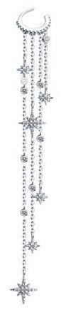 Кафф SOKOLOV 94170343 вес 3.75 г серебро, фианит купить,NaN