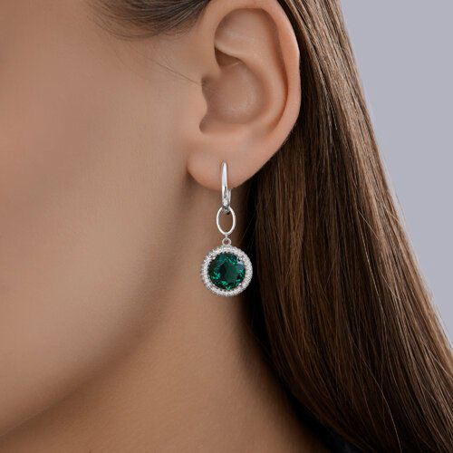 Серьги SOKOLOV А92023200С вес 6.36 г серебро, фианит, кварц купить,NaN