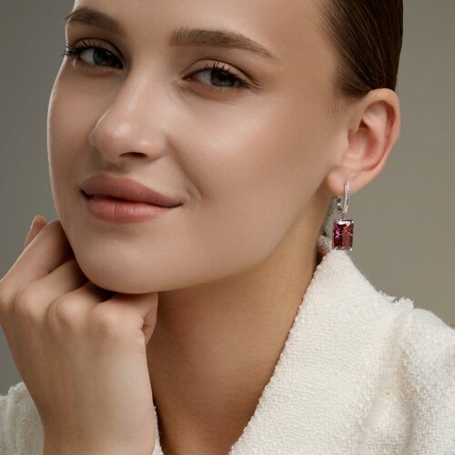 Серьги SOKOLOV А94027347С вес 11.16 г серебро, фианит купить,NaN