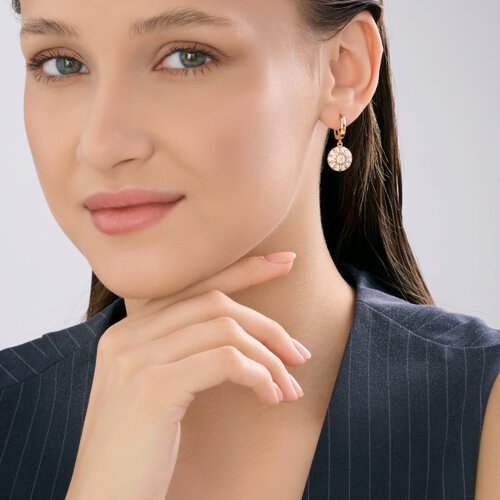 Серьги SOKOLOV S93022474A вес 3.68 г серебро, фианит купить,NaN