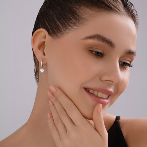 Конго SOKOLOV 94026905_s вес 2.82 г серебро, фианит купить,NaN