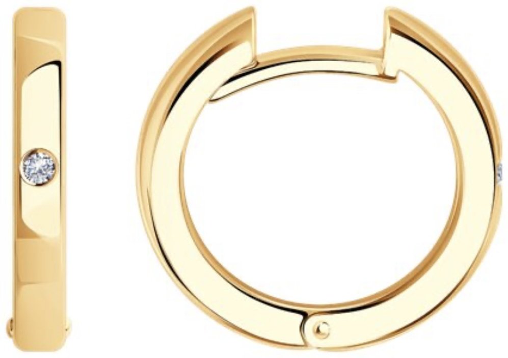 Конго Diamant 93-120-02028-2 - вес 3.86 г серебро, фианит купить,NaN