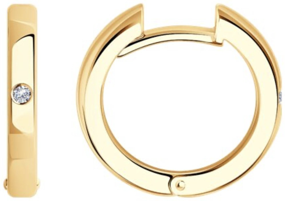 Конго Diamant 93-120-02028-2 - вес 3.86 г серебро, фианит купить,NaN