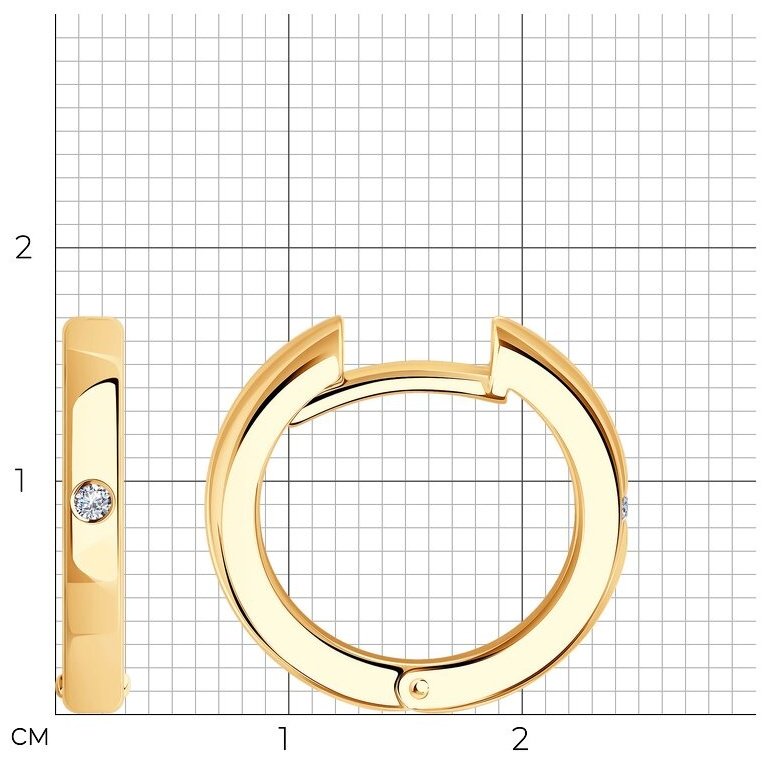 Конго Diamant 93-120-02028-2 вес 3.81 г серебро, фианит купить,NaN