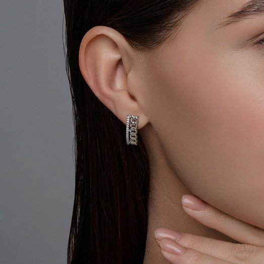Серьги SOKOLOV 94026798 вес 3.72 г серебро, фианит купить,NaN