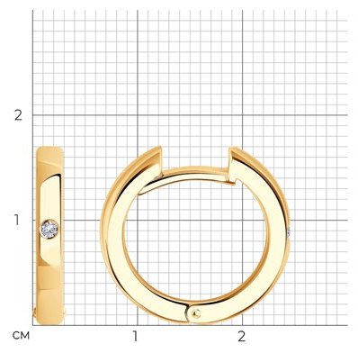 Конго Diamant 93-120-02028-2 вес 3.84 г серебро, фианит купить,NaN