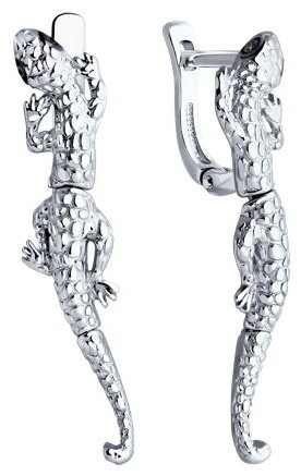 Серьги SOKOLOV 94026654 вес 3.45 г серебро, фианит купить,NaN