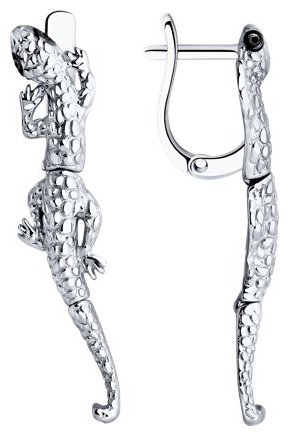 Серьги SOKOLOV 94026654 вес 3.66 г серебро, фианит купить,NaN