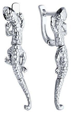 Серьги SOKOLOV 94026654 вес 3.66 г серебро, фианит купить,NaN