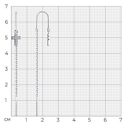 Серьги-цепочки Diamant 94-123-01492-1 вес 1.3 г серебро, фианит купить,NaN