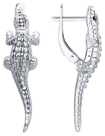 Серьги SOKOLOV 94027101 вес 4.9 г серебро, без вставок купить,NaN