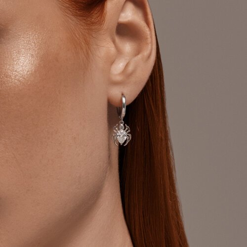 Серьги SOKOLOV 94026664 вес 3.47 г серебро, фианит купить,NaN