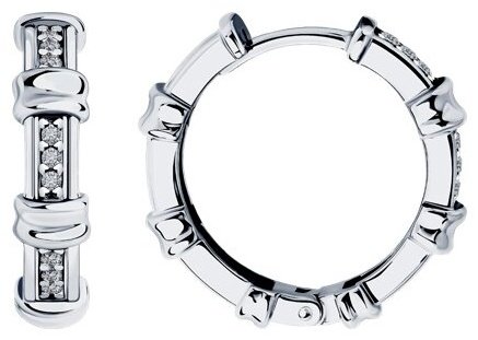 Конго Diamant 94-120-01547-2 вес 6.32 г серебро, фианит купить,NaN