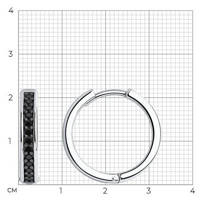 Конго Diamant 94-120-01549-1 вес 5.14 г серебро, фианит купить,NaN