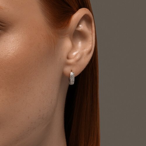 Серьги SOKOLOV 94026691 вес 2.21 г серебро, фианит купить,NaN