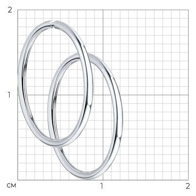Конго Diamant 94-124-01719-1 вес 0.83 г серебро, без вставок купить,NaN