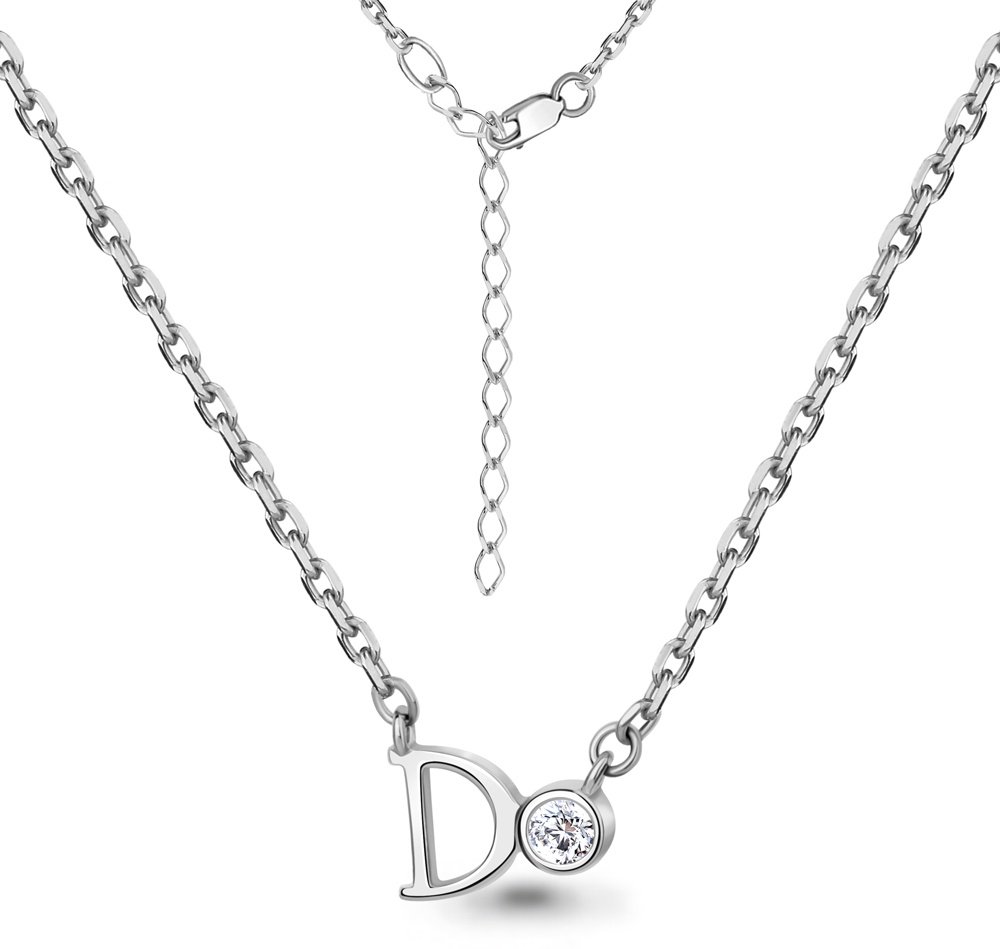 Колье AQUAMARINE 73801А.5_40 длина 40 см вес 3.58 г серебро, фианит купить,NaN