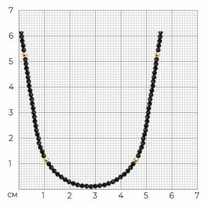 Колье Diamant 93-370-01855-3 длина 36 см вес 3.2 г серебро, шпинель купить,NaN