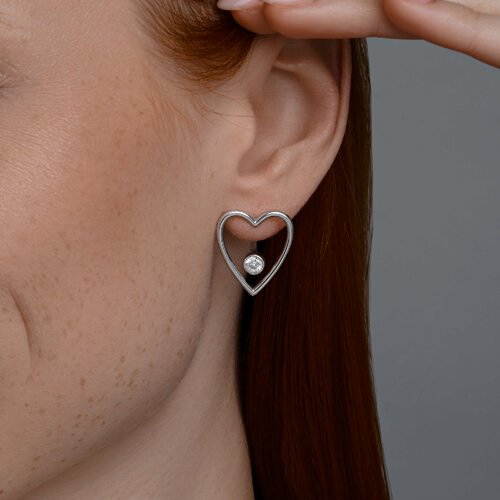Серьги SOKOLOV 94026821 вес 3.36 г серебро, фианит купить,NaN