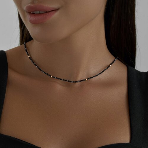 Колье Diamant 93-370-01855-3_36 длина 36 см вес 3.17 г серебро, шпинель купить,NaN