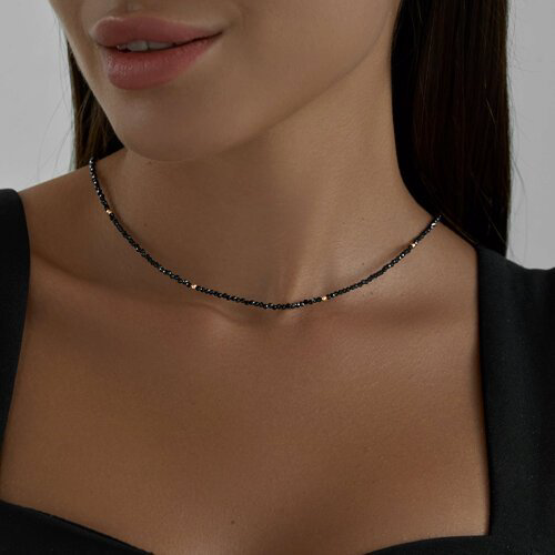 Колье Diamant 93-370-01855-3_36 длина 36 см вес 3.17 г серебро, шпинель купить,NaN