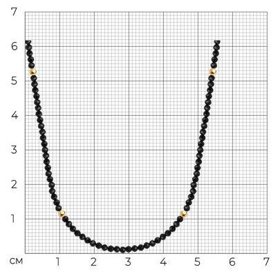 Колье Diamant 93-370-01855-3_36 длина 36 см вес 3.17 г серебро, шпинель купить,NaN