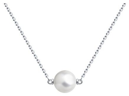 Колье Diamant 94-170-01092-1_42 длина 42 см вес 3.85 г серебро, жемчуг купить,NaN