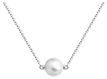 Колье Diamant 94-170-01092-1_42 длина 42 см вес 3.85 г серебро, жемчуг купить,NaN