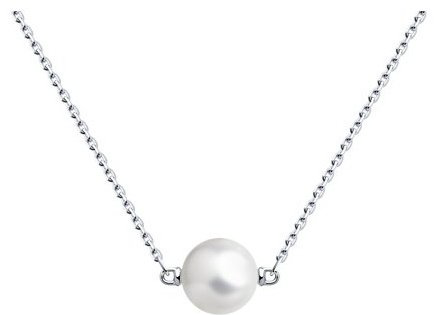 Колье Diamant 94-170-01092-1_45 длина 45 см вес 3.98 г серебро, жемчуг купить,NaN